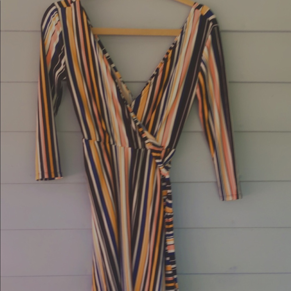 Wrap mini dress